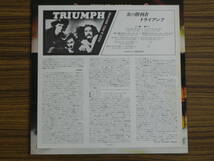 ★国内盤LP★TRIUMPH / ROCK & ROLL MACHINE トライアンフ / 炎の勝利者 2ndアルバム RVC RCA RVP-6359★_画像7