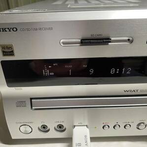 整備済美品ONKYO X-NFR7FXハイレゾ対応 CD/SD/USB 2019年製 レシーバーシステム E5の画像3
