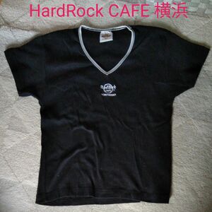 レディース Tシャツ ハードロックカフェ横浜 Lサイズ 半袖Tシャツ