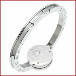 ブルガリ ビーゼロワン バングル レディース腕時計 BZ22S シルバーシェル文字盤 ダイヤモンド 12P Mサイズ 腕回り16cm 美品 新品仕上げ済みの画像4