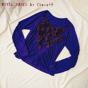 ROYAL DANCE by Chacott 社交ダンス 花柄 トップス 長袖カットソー 長袖