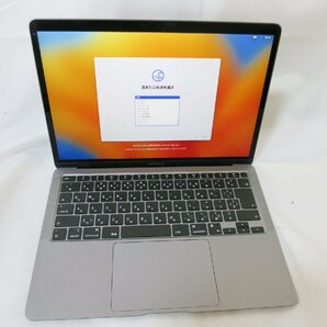 MacBook Air Retina 13インチ (Late 2020) Apple M1 8コア/16GB/SSD 256GB スペースグレイ MGN63J/Aの画像1