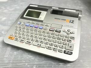 湘/CASIO/NAME LAND Biz/ラベルライター/KL-M30/通電確認済/動作未確認/シルバー/コード類欠品/シール貼付/文房具/カシオ/4.12-27 ST