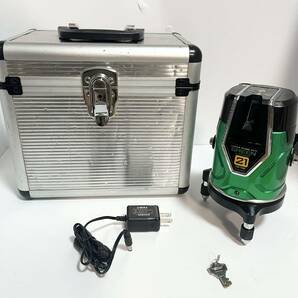 シンワ測定(Shinwa Sokutei) レーザー墨出し器 レーザーロボ グリーン LASER ROBO GREEN Neo E Sensor 21 縦・横・地墨 71602