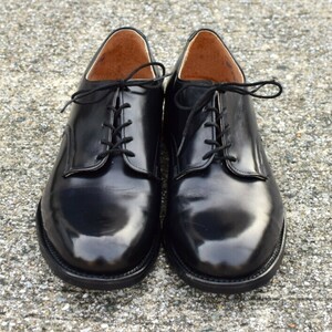 未使用 1980s US NAVY Service Shoes us 8.5R サービスシューズ 60s 70s 80s ミリタリー ポストマン 25.5cm 26cm アメリカ海軍