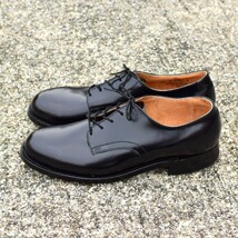 未使用 1980s US NAVY Service Shoes us 7.5R サービスシューズ 60s 70s 80s ミリタリー ポストマン 25.5cm 26cm アメリカ海軍_画像7