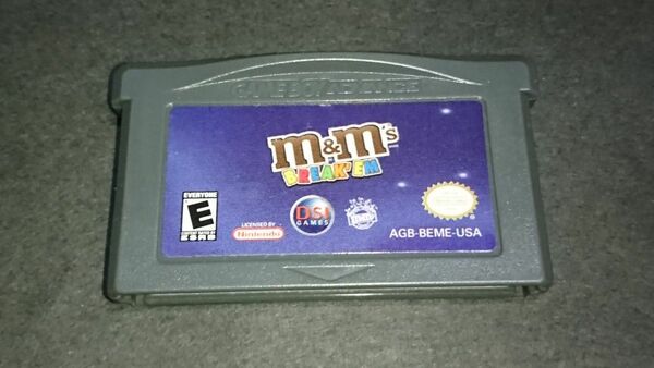 GBA m&m's BREAK'EM / ゲームボーイアドバンス