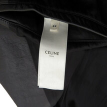 セリーヌ ウォッシュド カーフスキン ライダース ジャケット 2E467297D メンズ ブラック CELINE 中古 【アパレル・小物】_画像7