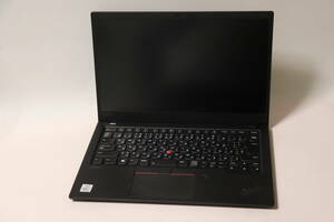 M531. Lenovo / ThinkPad X1 Carbon / 20UACTO1WW / Core i7-10世代 / メモリ不明 / SSDなし / 通電確認・ジャンク