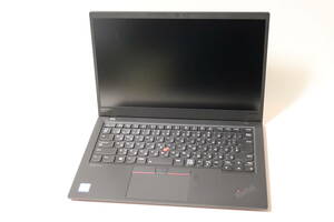 M568. Lenovo / ThinkPad X1 Carbon / 20QDCTO1WW / Core i7-8565U / 16GBメモリ / SSDなし / 通電確認・ジャンク