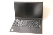 m621. Lenovo / ThinkPad X1 Carbon / 20R2CTO1WW / Core i7-10世代 / 16GBメモリ / SSDなし / 通電確認・ジャンク_画像1