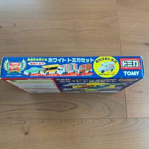 絶版トミカ 赤ロゴTOMY トミカギフト トミカ30周年 独創性を育てる 知育トミカ ホワイトトミカセットの画像3