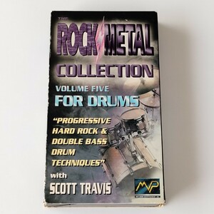 【スコット・トラヴィス/ドラム教則ビデオ】SCOTT TRAVIS(JUDAS PRIEST/RACER X)ROCK METAL COLLECTION VOLUME FIVE FOR DRUMS(MVP474)VHS