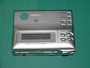 中古美品 動作確認済 DENOND ポータブルMDレコーダー DMP-R50 録音再生OK