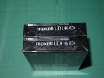 未開封 未使用 maxell UDI 46分 2本セット ノーマルポジション カセットテープ_画像6