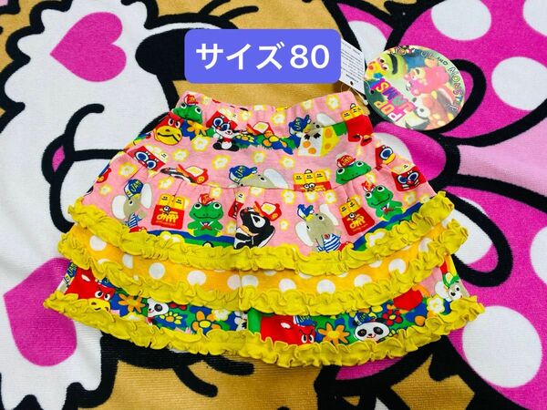 新品 JAM スカート 80 スカッツ パンツ レギンス グラグラ チェリッチュ ラブレボ クレゴ くま パンダ