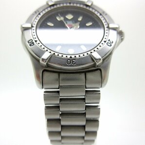 ★TAG HEUER タグホイヤー WE1210-R プロフェッショナル SS ブラック文字盤 クオーツ ボーイズ腕時計 稼動 中古品の画像3