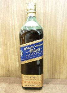 ★Johnnie Walker ジョニーウォーカー オールデスト ブルーラベル 750ml 43% 15 to 60 YEARS スコッチ ブレンデッド ウイスキー 未開栓