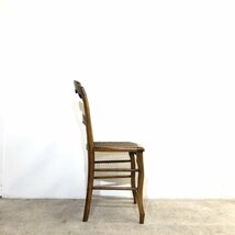 英国アンティーク ●座面ラタン編み ケーンシート ダイニングチェア 猫脚 エレガント イギリス ビンテージ 木製 椅子 クラシック 名古屋 1_画像3