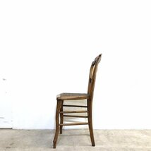英国アンティーク ●座面ラタン編み ケーンシート ダイニングチェア 猫脚 エレガント イギリス ビンテージ 木製 椅子 クラシック 名古屋 1_画像5
