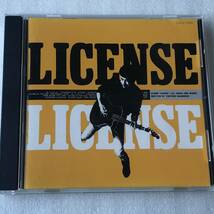 中古CD 長渕剛 /LICENSE ライセンス (1987年)_画像1