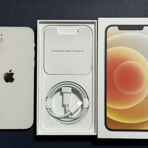 Apple iPhone12 White ホワイト256GB MGJ13J/A SIMフリー版 付属品完備 美品の画像1