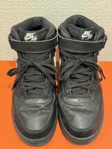 NIKE ナイキ エアフォース1 AIR FORCE 1 MID ’07’ BLACK SAIL 315123-043 ブラックセイル 26.0cm ②_画像5