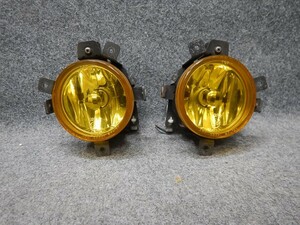  Mitsubishi Pajero Mini H53A H58A original fog lamp yellow lens type left right set bracket attaching [3368]