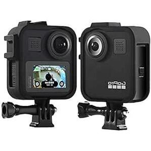 Huobo UKATOF GoPro MAX 360度パノラマアクションカメラシリコン保護ケースアクセサリー、飛散防止レンズカバーの画像2