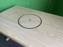 焼肉屋さんの　木製テーブル　４人掛け用　(分解発送)　■A-3039_画像3