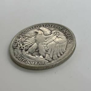 ★アメリカ リバティコイン ウォーキングリバティ ハーフダラー 銀貨 50セント 1943年 ⑧の画像6
