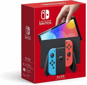 【新品】Nintendo Switch(有機ELモデル) Joy-Con(L) ネオンブルー/(R) ネオンレッド