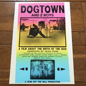  poster [Dogtown and Z-Boys]2001*Zephyr/ Zephyr / dog Town / J * Adams / Tony *aruva/ stay si-* propeller ruta/VANS