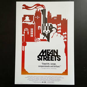 US版ポスター『ミーン・ストリート』（Mean Streets）★マーティン・スコセッシ/ロバート・デニーロ/ハーベイ・カイテル