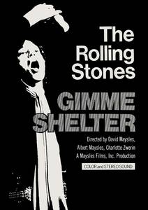 海外版ポスター★ローリング・ストーンズ・映画『ギミー・シェルター』（Gimme Shelter）★オルタモント/ヘルズ・エンジェルス