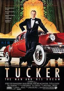 海外版ポスター『タッカー』（Tucker: The Man and His Dream）☆フランシス・フォード・コッポラ/ジェフ・ブリッジス