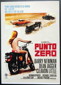  Italy version poster [banising Point ]Vanishing Point*Mopar/ Dodge Challenger /mopa-/Dodge/ Ame car /Challenger