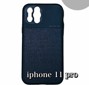 iPhone 11pro カバー スマホケース シンプル ブラック CASE