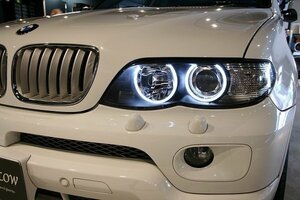 ♪BMW E60/E61用 LEDイカリング（H8タイプ）キャンセラー内蔵