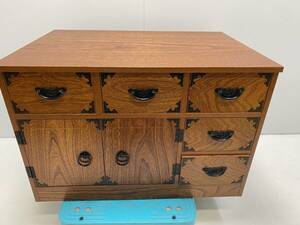 * peace chest of drawers * handicraft case small chest of drawers Mini chest Vintage [ used / present condition goods ]