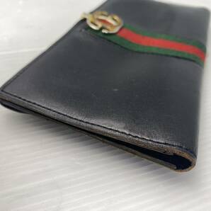 ★GUCCI グッチ★本物鑑定済 長財布 ビンテージ GGロゴ 財布 ウォレット【中古/現状品】の画像3