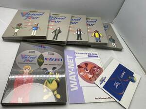 ★Virtual Tour★CD-ROM for Windows95/98 PCソフト ※ソフト未開封 当時物【中古/現状品】