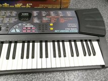 中古 CASIO カシオ 電子キーボード 光ナビゲーション CTK-560 61鍵盤 動作確認済み_画像3