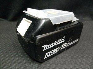 中古品 makita マキタ 18V 6.0Ah リチウムイオンバッテリー BL1860B 純正 蓄電池 雪マーク