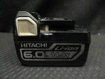 中古品 HITACHI 日立 14.4V 6.0Ah 純正バッテリー リチウムイオンバッテリー BSL1460 (3)_画像1