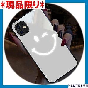 2 Color、笑顔光るケース iPhone xs m 護 指紋防止 擦り傷防止 iPhone 11 white 1738