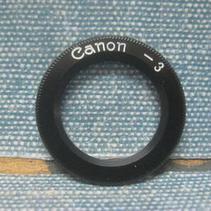 必見です 未使用品 年代物 Canon キヤノン 視度補正レンズ R 丸型タイプ -3の画像2