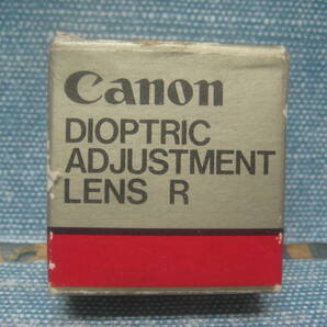 必見です 未使用品 年代物 Canon キヤノン 視度補正レンズ R 丸型タイプ -3の画像5