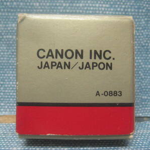 必見です 未使用品 年代物 Canon キヤノン 視度補正レンズ R 丸型タイプ +3の画像7