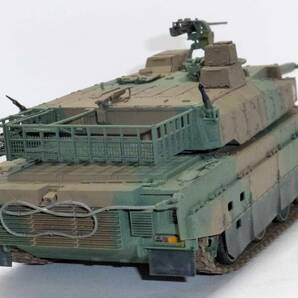 ◆１０式 1/35 2.4GHzラジコン組込・サス可動・タミヤプラモ組立完成品の画像6